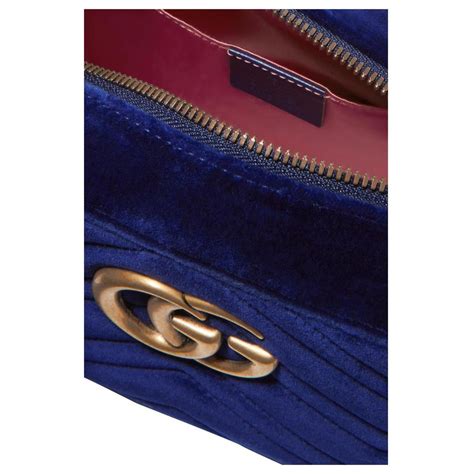 borsa gucci blu velluto|Borse e borsette da donna blu Gucci .